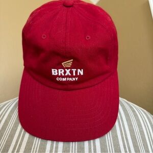 Brixton Peabody Baseball Cap Hat Red